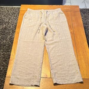 Soho Apparel Women's Light Tan Straight Leg Pants